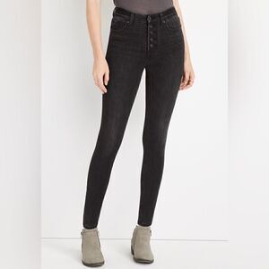 Brand New M Jeans Limitless Black Jean Jeggings High Rise Large Size 12 14 16